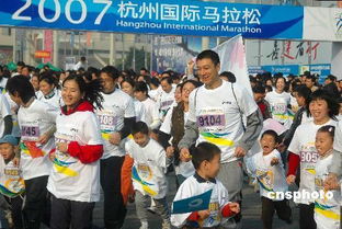 2007杭州國際馬拉松賽開賽